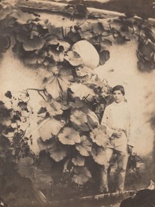 Junge mit einem Kürbisranke, 1854 von Varin Frères