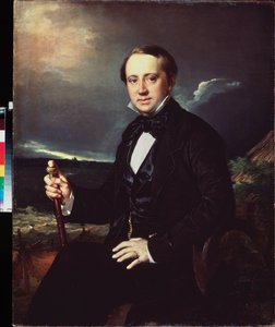 Porträt von Alexander Sapozhnikov von Vasili Andreevich Tropinin