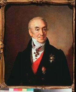 Porträt von Sergei Kushnikov von Vasili Andreevich Tropinin