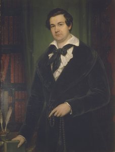 Porträt des Schauspielers Wassili Andrejewitsch Karatygin 1802-1853, 1842 von Vasili Andreevich Tropinin