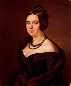 Porträt der Gräfin Alexandra Alexeevna Obolenskaya, geb. Mazurina