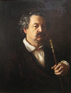 Porträt des Komponisten Alexander Alexandrowitsch Aljabjew 1787-1851, 1840-1850 von Vasili Andreevich Tropinin