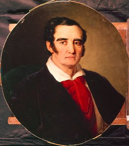 Porträt des Malers Giuseppe Angiolo Artari 1792-1863, 1830er Jahre von Vasili Andreevich Tropinin