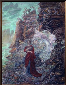 Sappho und Pegasus von Vasili Dmitrievich Millioti