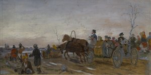 Karsamstagabend, Ende 1860er-Frühe 1870er von Vasili Grigorevich Perov