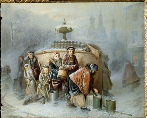 Die Schlange an der Quelle von Vasili Grigorevich Perov