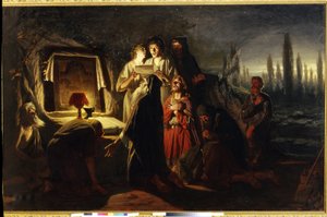 Die ersten Christen von Kiew von Vasili Grigorevich Perov