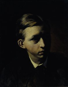 Porträt des Malers Nikolai Alexejewitsch Kasatkin 1859-1930, 1876 von Vasili Grigorevich Perov