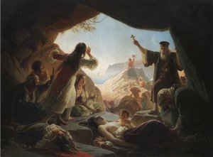 Die Zeitun-Rebellion von 1862 von Vasili Grigorievich Khudyakov