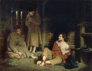 Ein durchtriebener Schurke verhaftet, 1873 von Vasili Grigorevich Perov