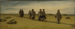 Die Rückkehr der Schnitter aus dem Feld in der Provinz Rjasan, 1874 von Vasili Grigorevich Perov