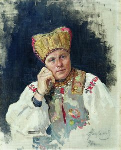 Russischer Bauer, 1896 von Vasili Maksimovich Maksimov