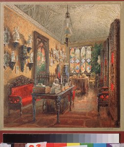 Das Büro im Jussupow-Palast in Sankt Petersburg von Vasili Semenovich Sadovnikov