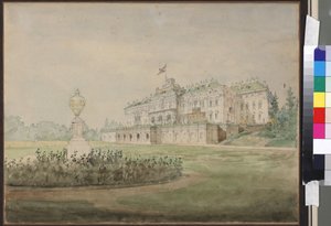 Der Konstantinpalast in Strelna bei St. Petersburg von Vasili Semenovich Sadovnikov