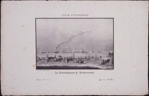 Ansichten von Sankt Petersburg. Die Peter-und-Paul-Festung, 1833 von Vasili Semenovich Sadovnikov