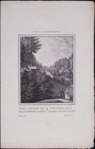 Ansichten von Sankt Petersburg. Ansicht des Parks in Pawlowsk, 1833 von Vasili Semenovich Sadovnikov