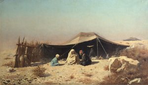 Araber in der Wüste. Koranstudie