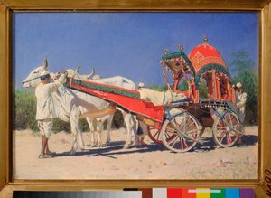 Fahrzeug einer reichen Familie in Delhi von Vasili Vasilievich Vereshchagin
