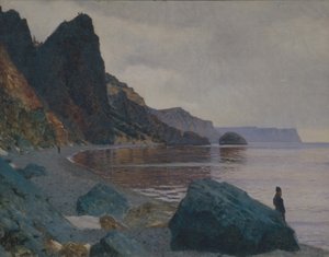 In der Nähe des St. Georgs-Klosters. Krim von Vasili Vasilievich Vereshchagin