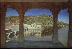 Am See in Udaipur, 1874 von Vasili Vasilievich Vereshchagin