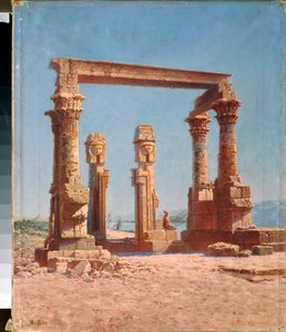 Ruinen eines ägyptischen Tempels von Vasili Vasilievich Vereshchagin