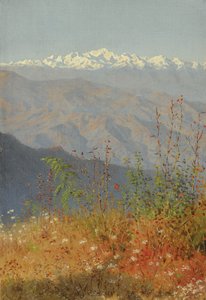 Sonnenuntergang im Himalaya, 1879