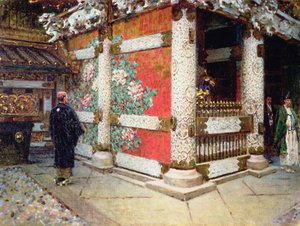 Der Shinto-Tempel in Nikko, Japan von Vasili Vasilievich Vereshchagin