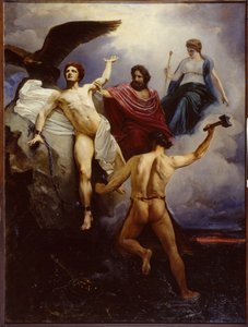 Vulkanus kettet Prometheus an
