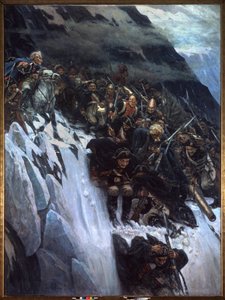 Italienfeldzug (1799-1800): Der Marsch von Alexander Suworow und den russischen Truppen durch die Alpen im Jahr 1799