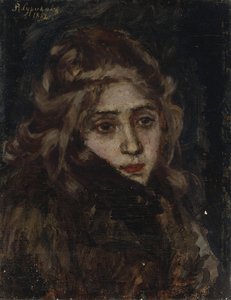 Prinzessin Maria Alexandrowna Menschikowa. Studie für Menschikow in Beresow, 1882 von Vasilij Ivanovic Surikov
