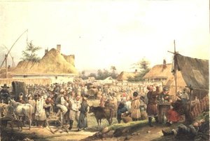 Dorffest in der Ukraine von Vasily Ivanovich Sternberg