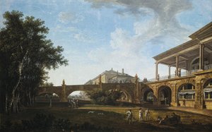 Rampe der Cameron-Galerie im Park von Zarskoje Selo, 1794 von Vasily Petrovich Petrov