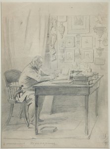 Porträt des Autors Faddei Bulgarin 1789-1859, 1840er Jahre