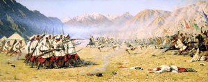 Ein plötzlicher Angriff, 1871 von Vasily Vereshchagin