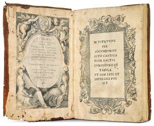 De architectura libri decem von Marcus Vitruvius Pollio, herausgegeben von Fra Giovanni Giocondo, 1511 von Venetian School