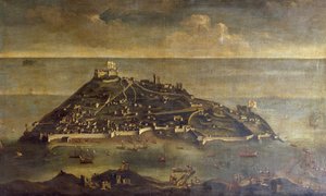 Insel Tabarca, Gemälde eines unbekannten venezianischen Künstlers, Tunesien