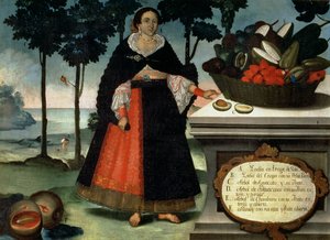 Indische Frau in Festkleidung von Vicente Alban