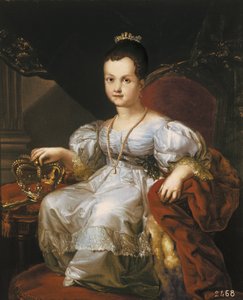 Porträt von Isabella II. als Kind von Vicente Lopez y Portana