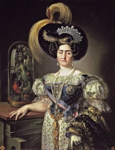 Porträt von Dª. María Francisca de Braganza y Borbón von Vicente López Portaña