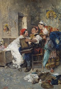 Zigeuner, Mann mit zwei Frauen von Vicenzo Irolli