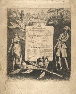 Programm der Aufführung vom 3. Februar 1878, Salle Ventadour von Vicomte Ludovic Lepic