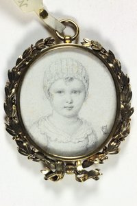 Zeichnung eines Kindes, traditionell als Napoleon II identifiziert