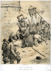 Ermordung von Etienne Marcel durch den Schöffen Jean Maillart