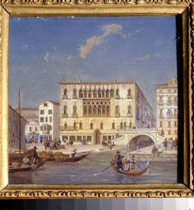 Ansicht von Venedig: der Palazzo Bernardo von Victor Adam