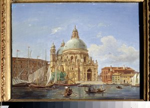 Ansicht von Venedig: Die Kirche Santa Maria della Salute von Victor Adam