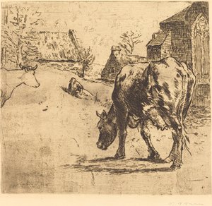 Die Kuh (La Vache) von Victor Alfred Paul Vignon