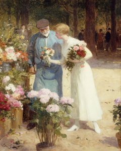 Ein Blumenmarkt