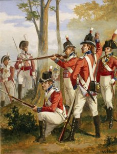 Uniformen der Royal Marines 1790-1807, ca. 1924 von Victor Huen