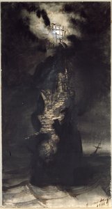 Casquets-Leuchtturm, 1866