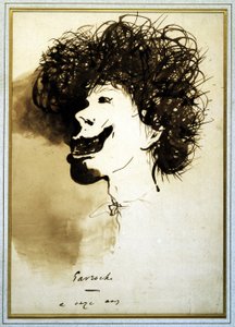 Gavroche à 11 ans - in „Les Misérables“ - Tinte auf Papier, von Victor Hugo